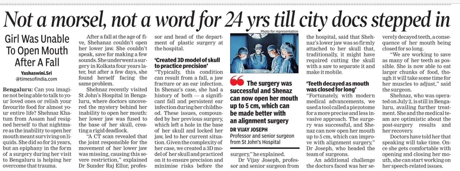 India Plastic Surgery Day – July 15, 2024