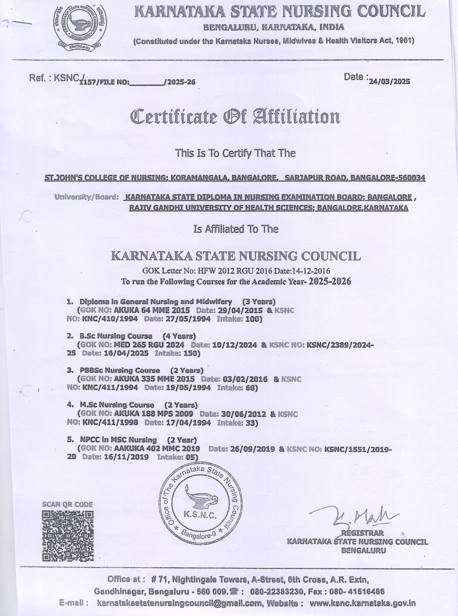 KARNATAKA STATE NURSING COUNCIL