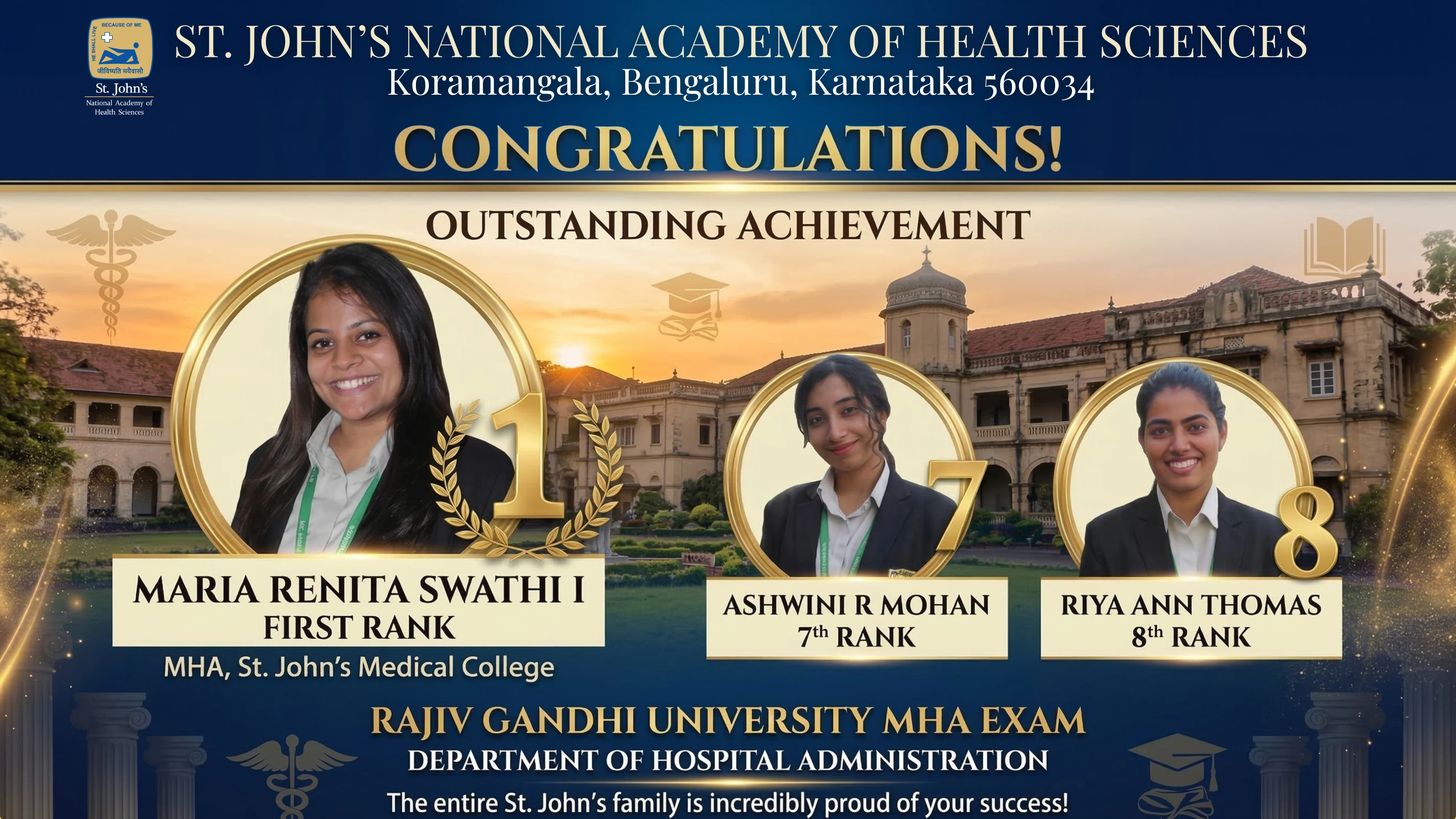 Outstanding University Ranks